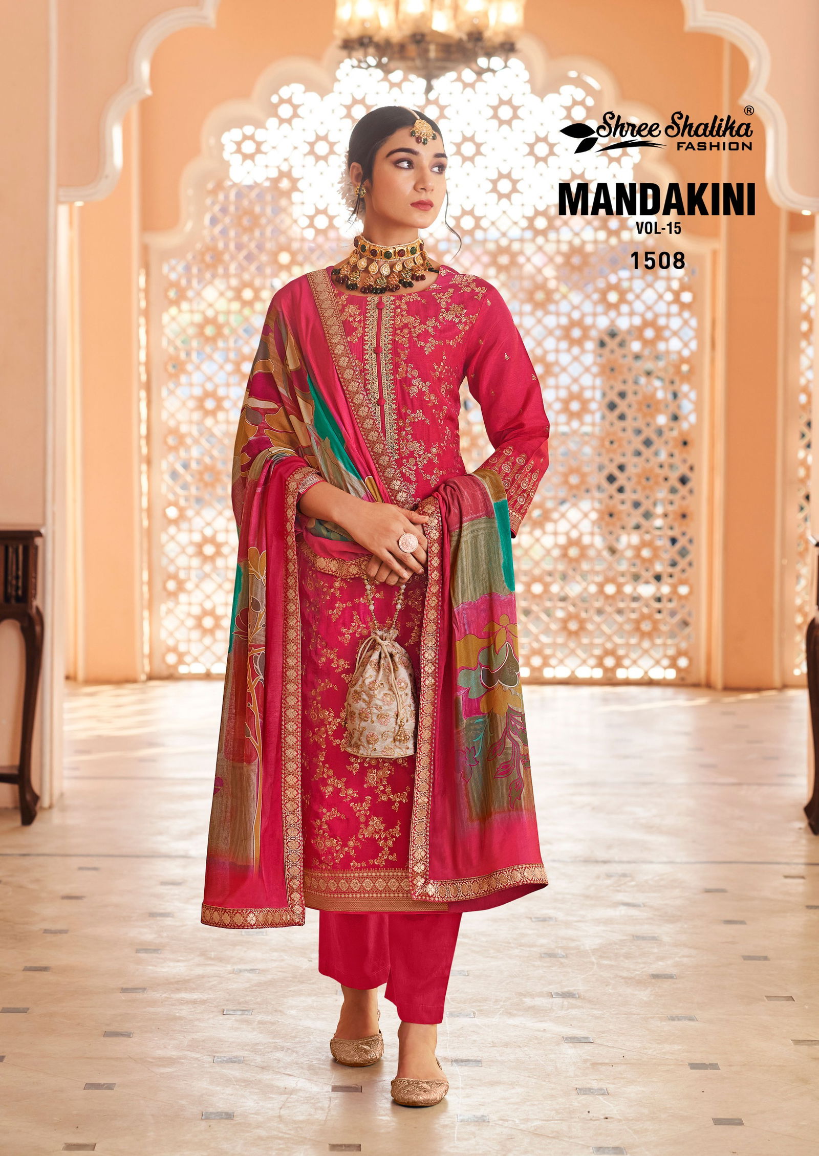 Mandakini Vol 15 By Shree Shalika Viscose Designer Salwar Kameez Suppliers In India